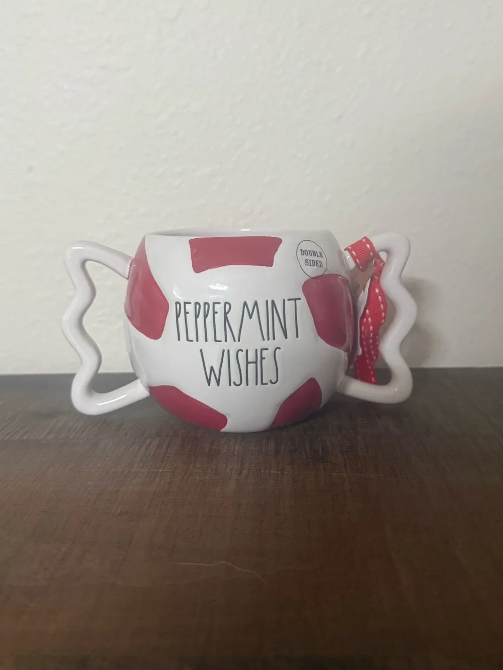 Rae Dunn ‘Peppermint Wishes’ Mug